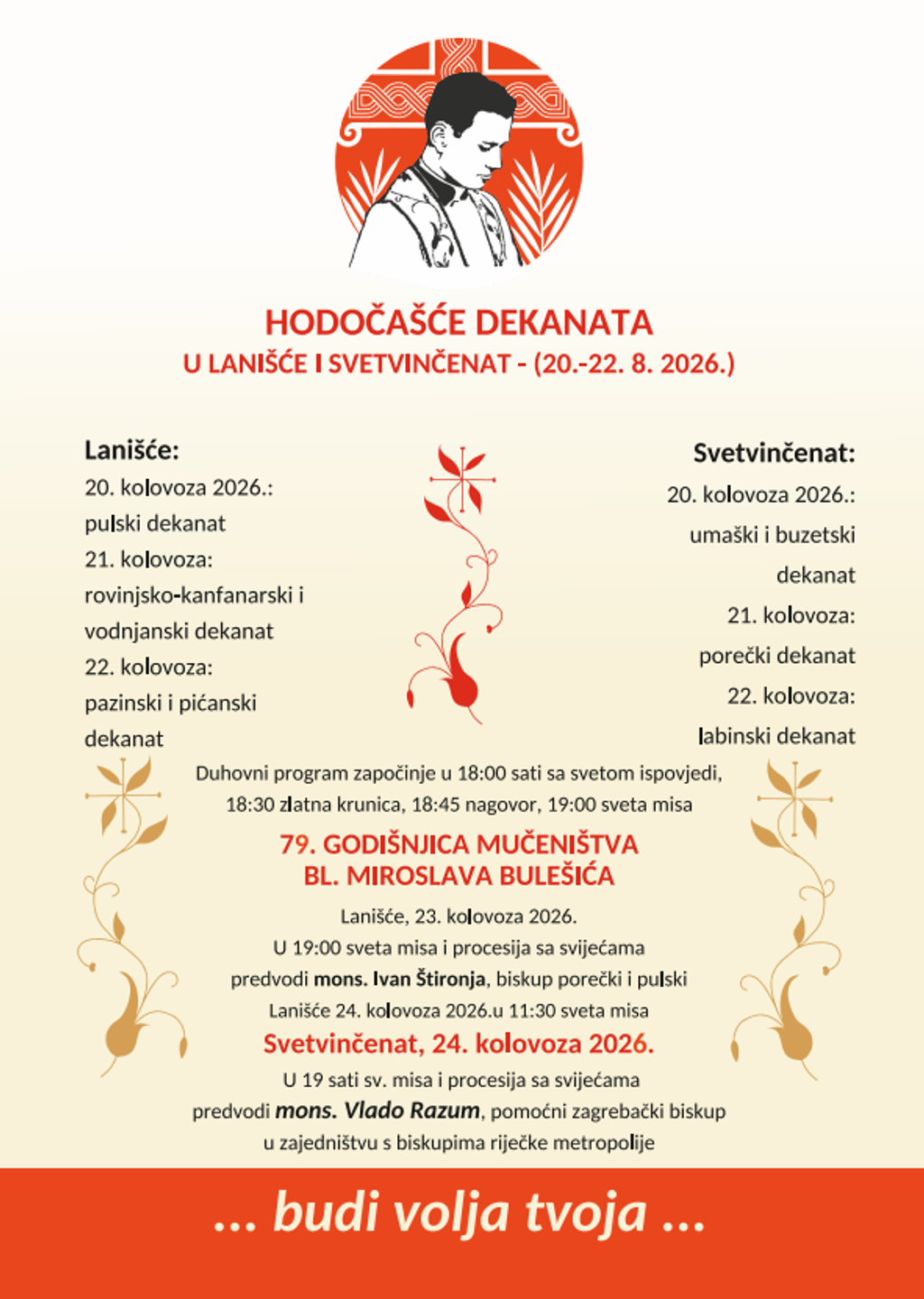 79. godišnjica mučeništva bl. Miroslava Bulešića.